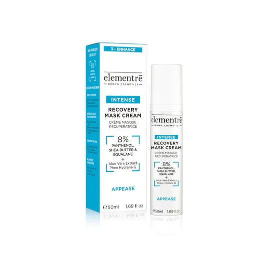 Elementre, Recovery Mask Cream 8% Panthenol Shea Butter