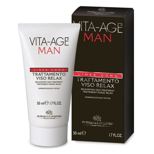 Bottega Di LungaVita, Vita - Age Man Relaxation Face Treatment 50 Ml