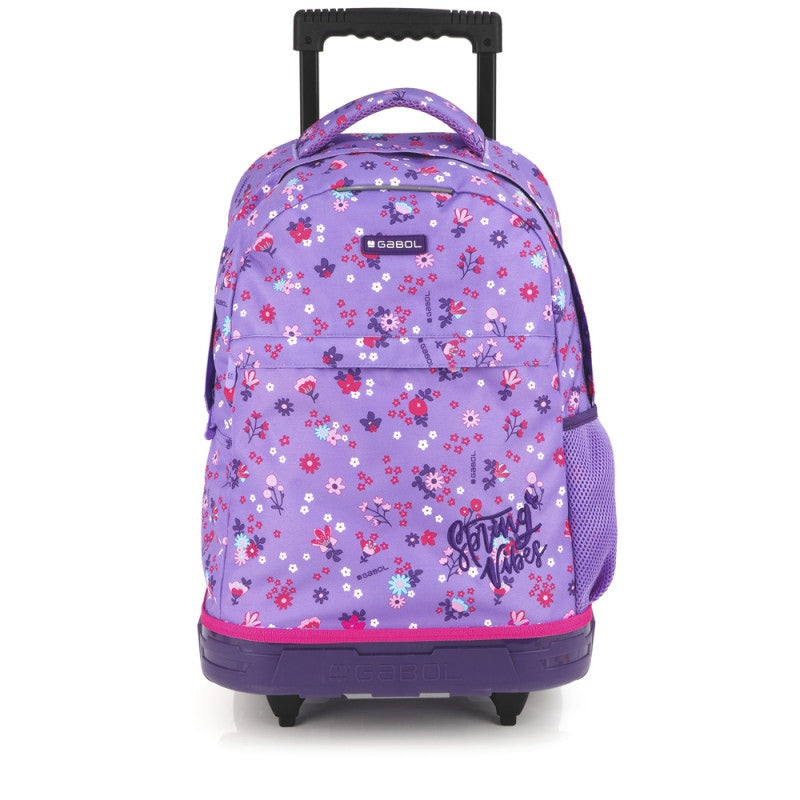 Gabol, Violet Trolley Backpack 1-Part 34X46X20Cm #234412/2024 Lilac