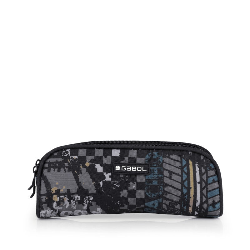 Gabol, Road Pencil Case 2-Parts 22X8X6Cm #235131/2024 Blue
