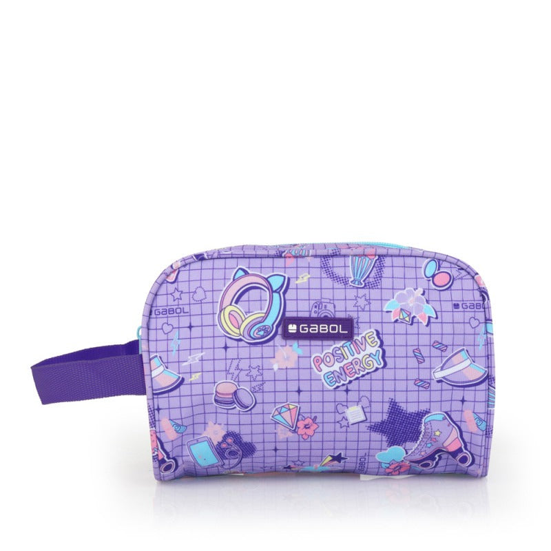 Gabol, Cosmatic Bag Funny Kids 22X14X10Cm #236088-025/2025 Lilac