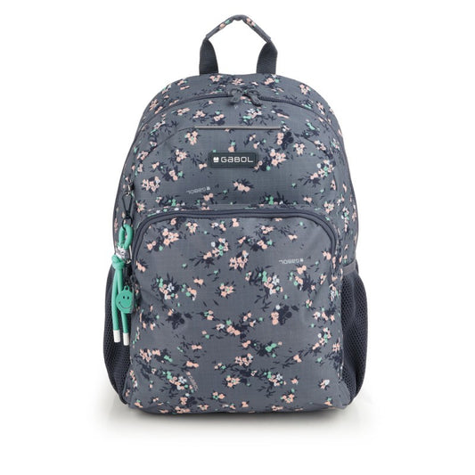 Gabol, School Backpack 1 Parts Secret 31x41x16cm#238006/2026 Grey.