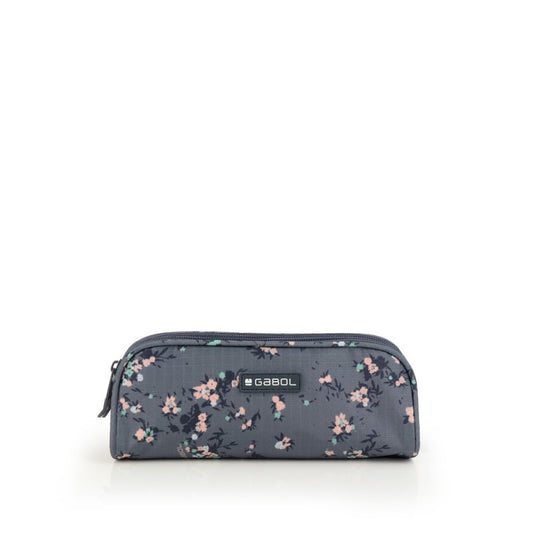 Gabol, School Pencil Case 2 Parts Secret 22x8x6cm#238031/2026 Grey.