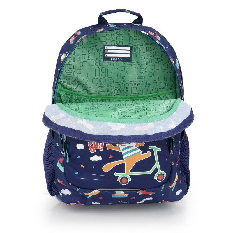 Gabol, School Backpack 3 Parts Speedy 32x44x18cm#238240/2026 Navy blue.
