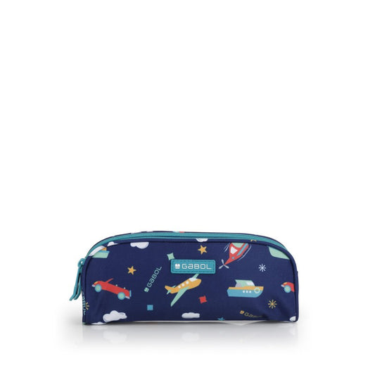 Gabol, School Pencil Case 2 Parts Speedy 22x8x6cm#238231/2026 Navy blue