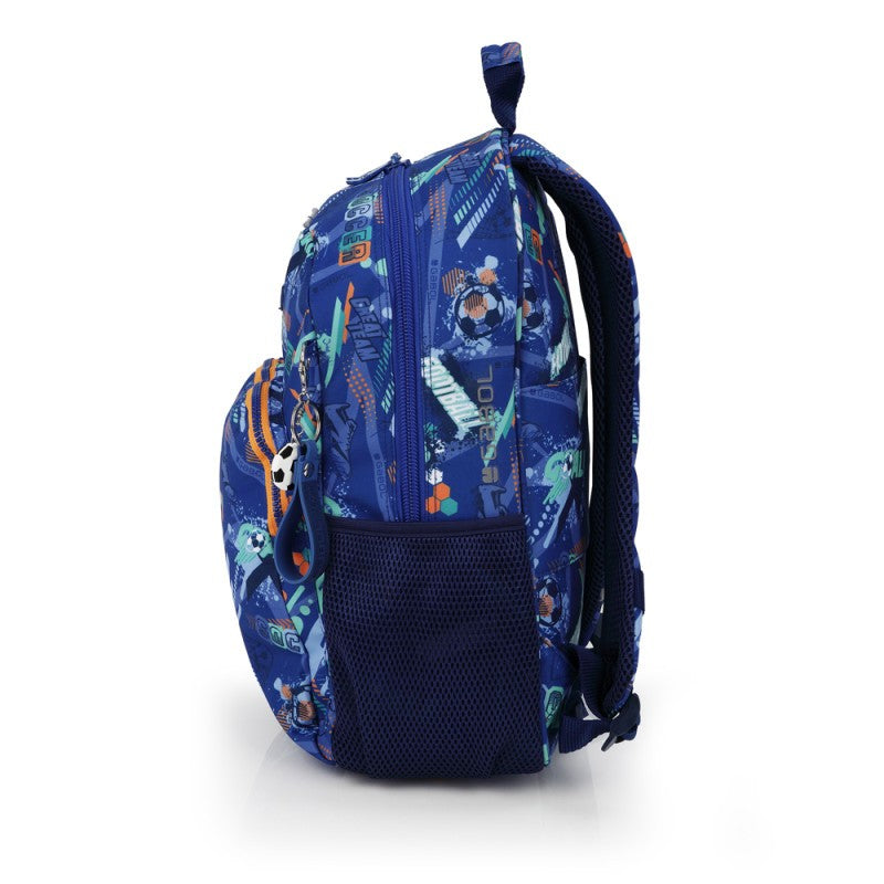 Gabol, School Backpack 1 Parts Crew 31x41x16cm#238406/2026 Blue.