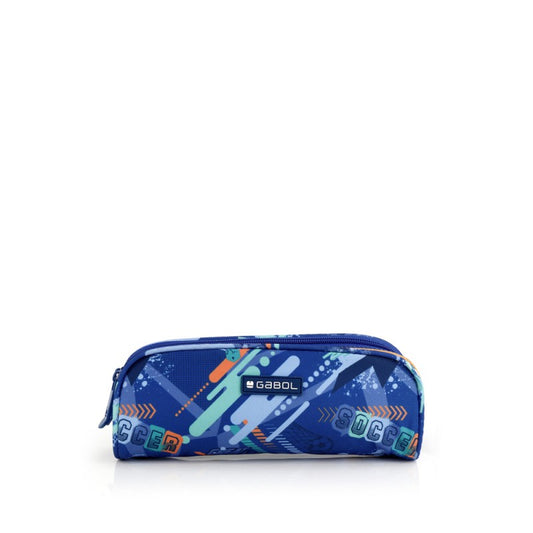 Gabol, School Pencil Case 2 Parts Crew 22x8x6cm#238431/2026 Blue.