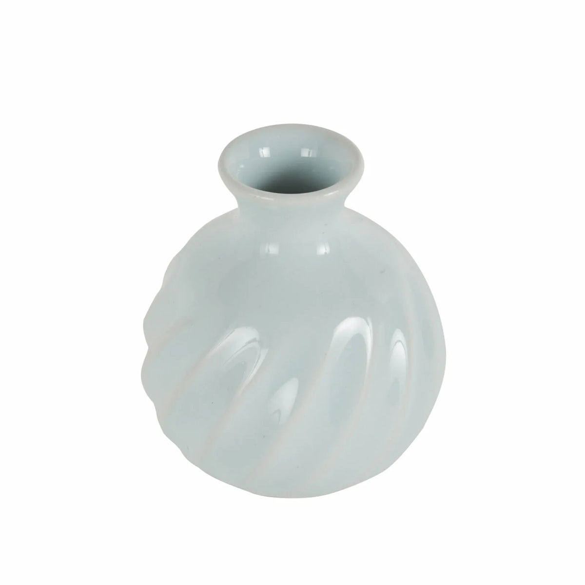 Karaca Home Velma Petit Ceramic Vase - Light Blue, 300.23.01.0543