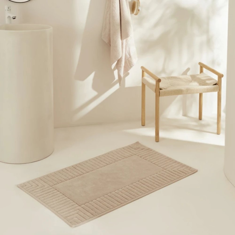 Karaca Home Paul Bath Mat - Beige 60x100 cm, 8680214366622