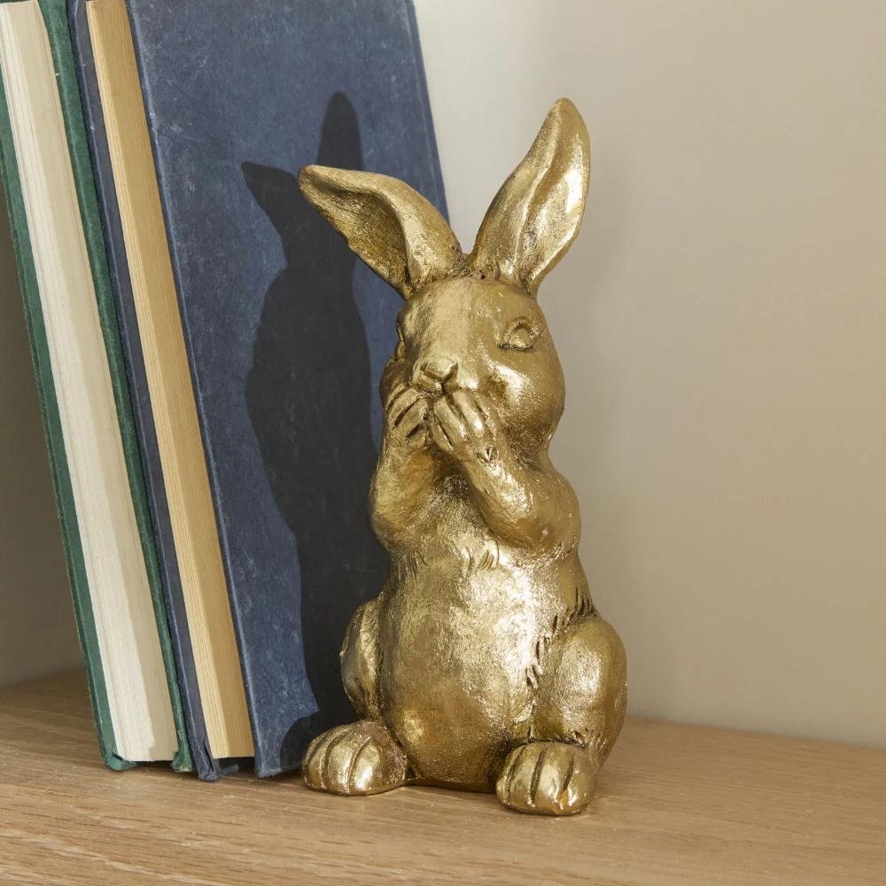 Karaca Home Helen Bunny "Not Talking" Trinket, 8680214400135