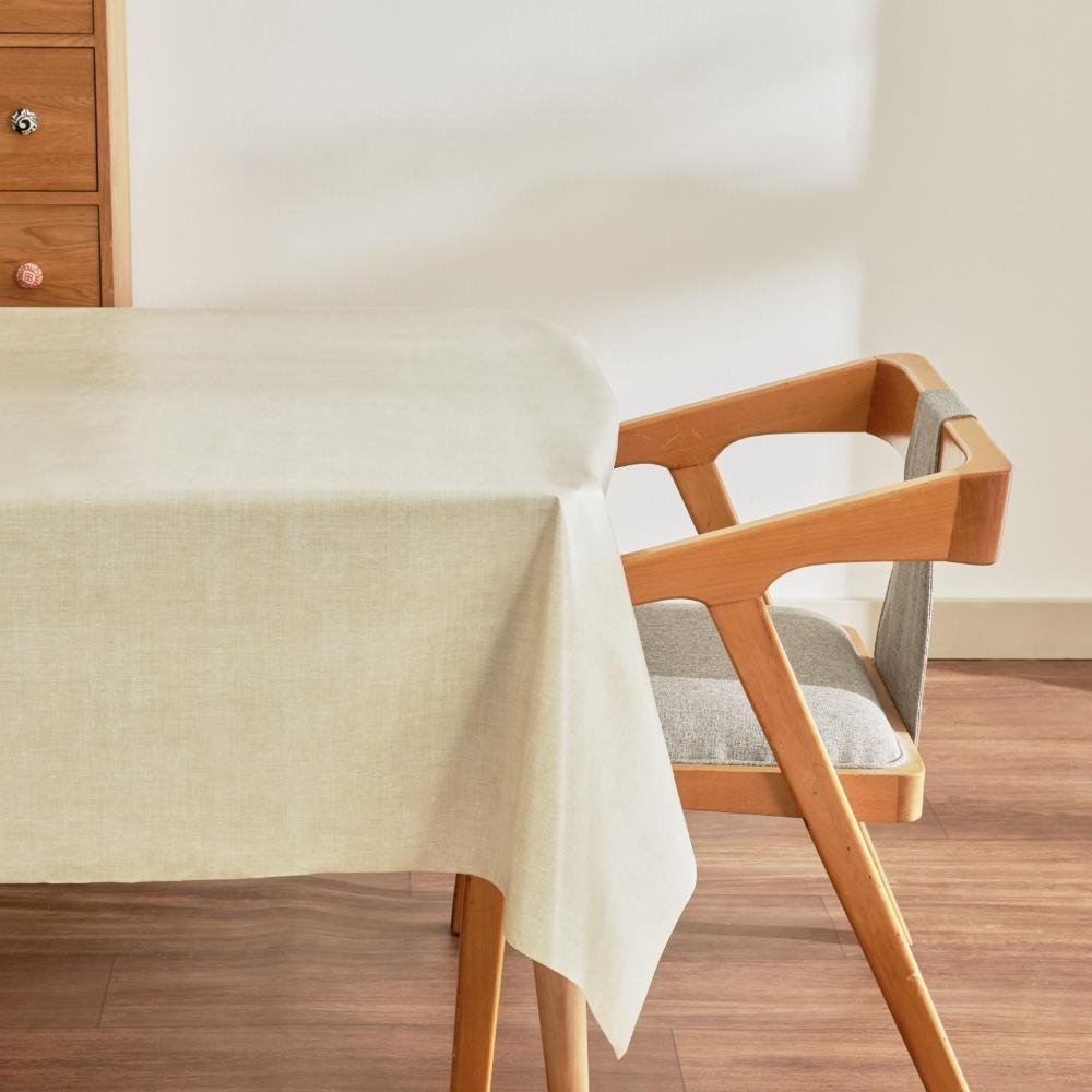 Karaca Home Luna PVC Tablecloth 100x140 cm - Ecru , 8680214402078