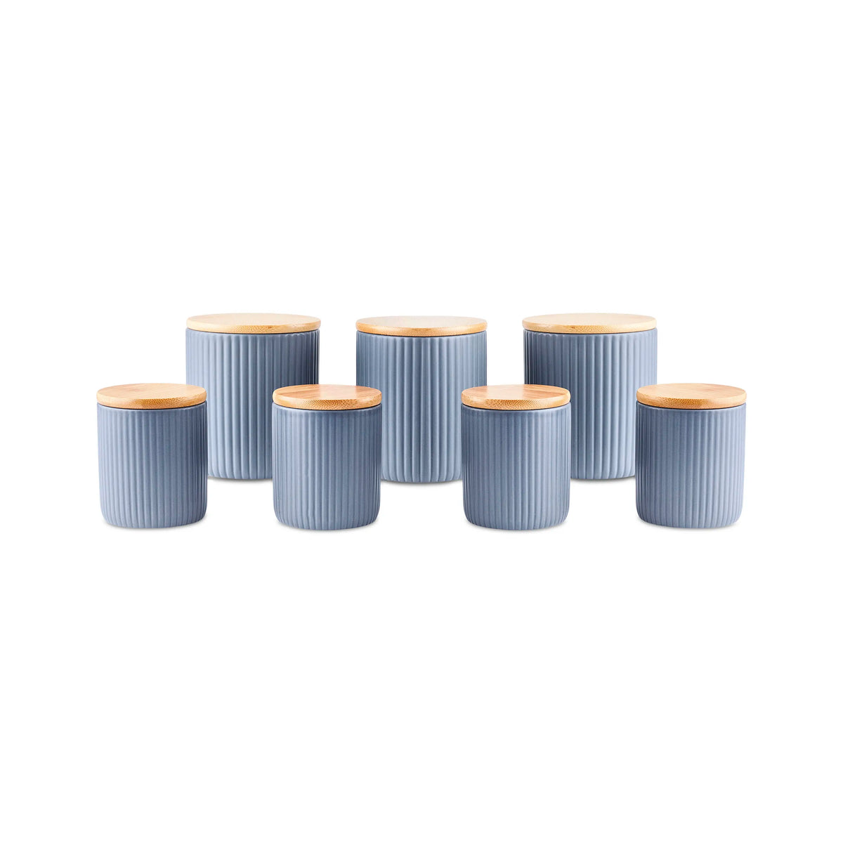 Karaca Massimo 7-Piece Ceramic Spice Set – Anthracite, 8683650362920
