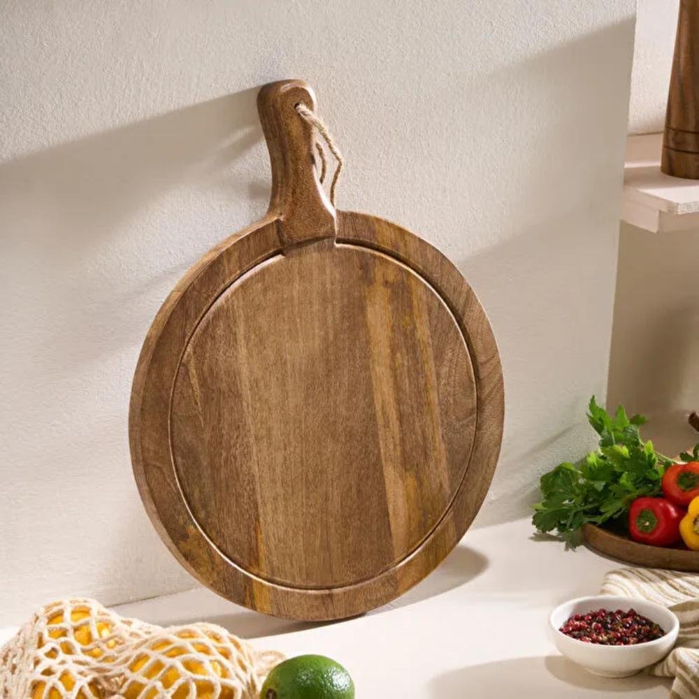 Karaca Premium Mango Oval Cutting & Serving Board 36 × 28 cm, 8683650397304