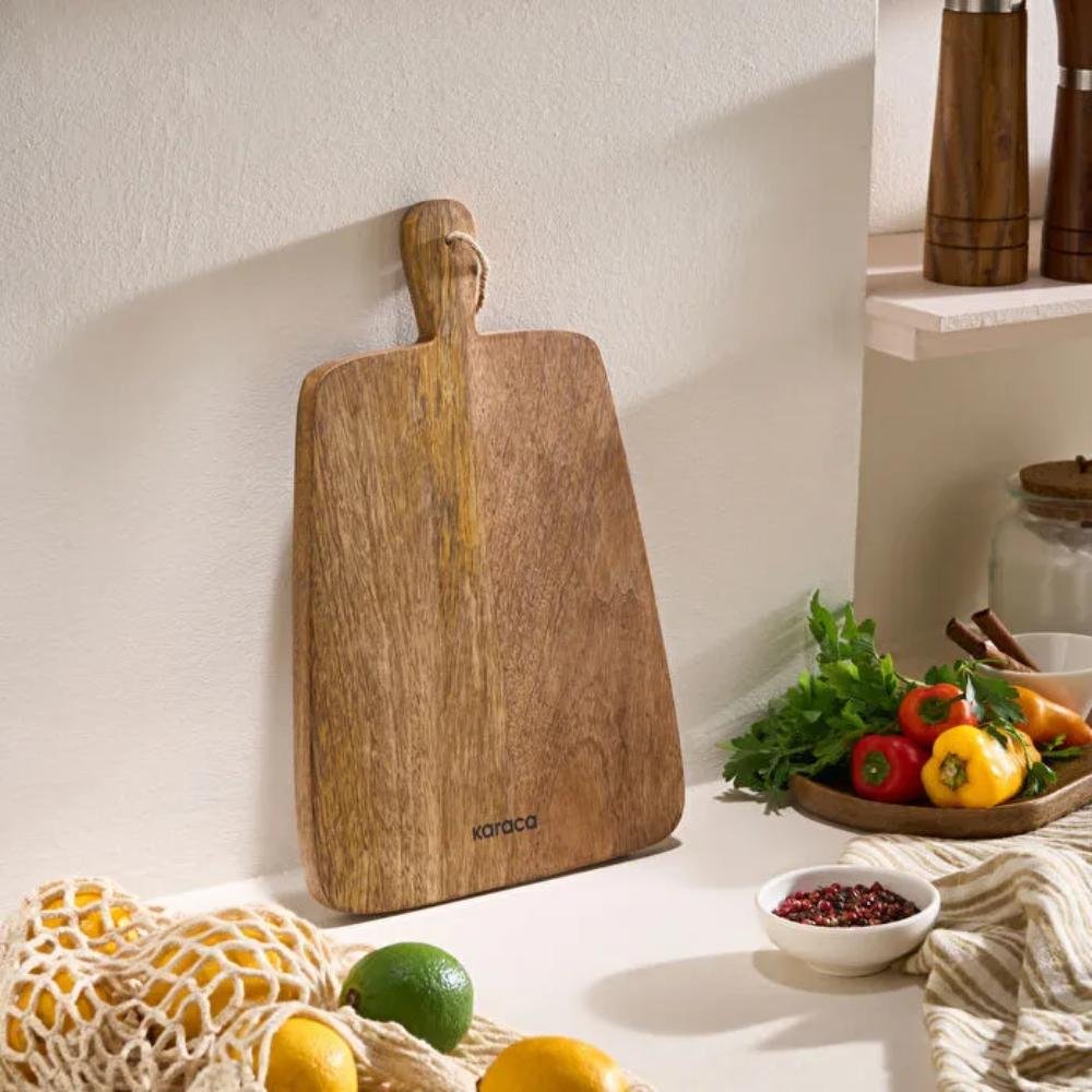 Karaca Premium Mango Cutting & Serving Board – 33 × 21 cm, 8683650397311