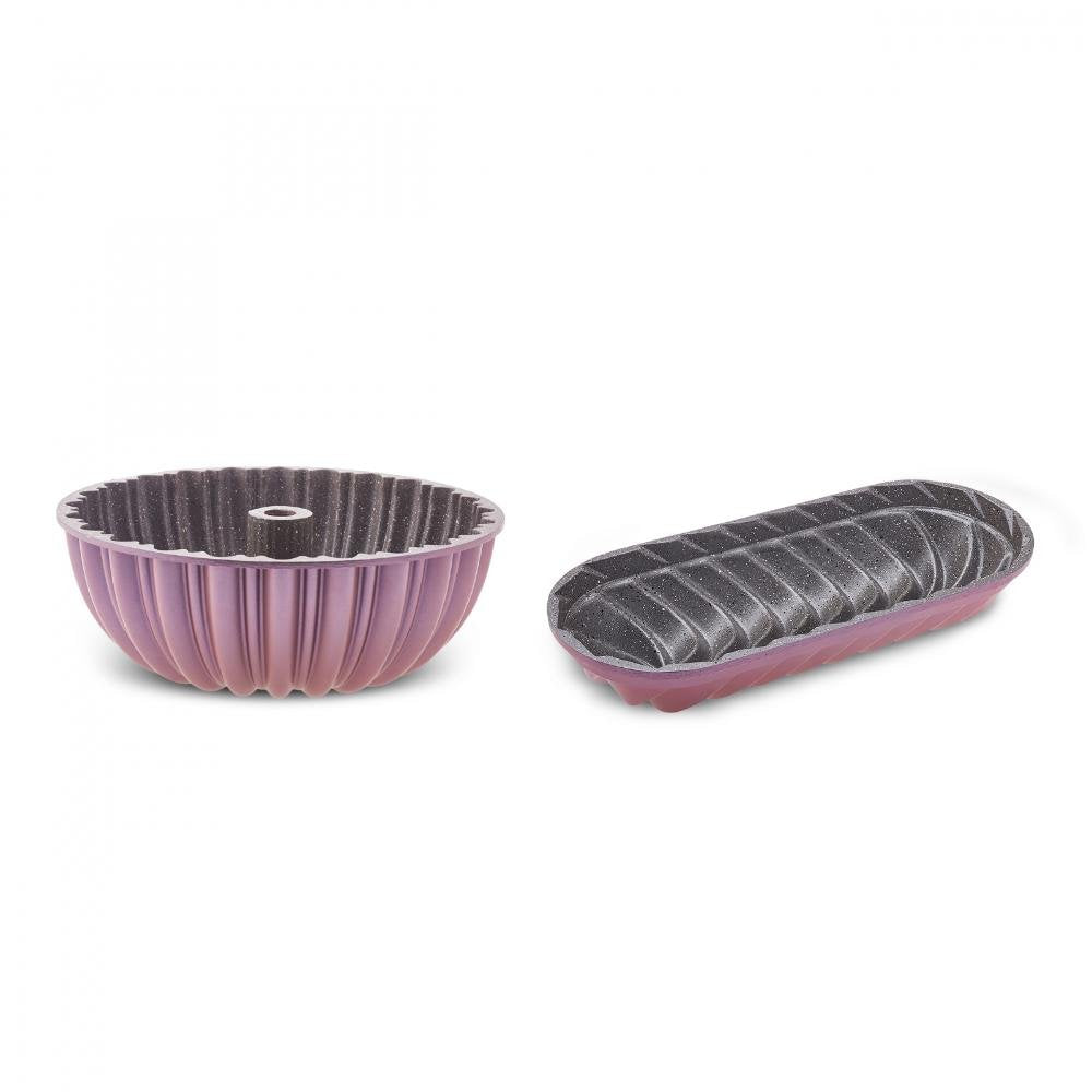 Karaca Cake Pro 2-Piece Cast Iron Cake Pan Set, 8683650435075