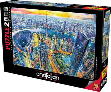 Anatolian, Puzzle View Of Shanghai Design 2000Pcs #3962.
