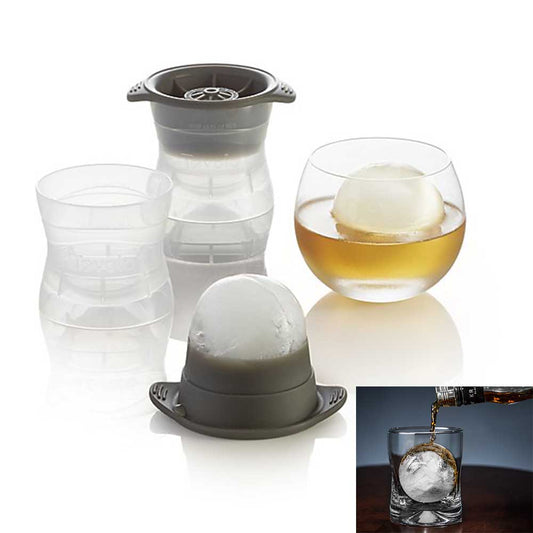 Cool Gift, Giant Round Ice Cube Maker 2 Pcs