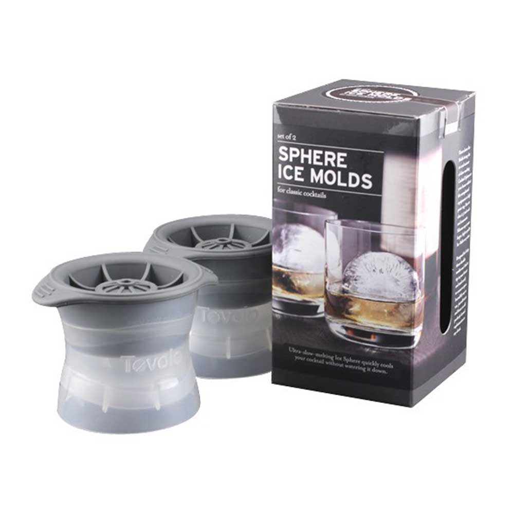 Cool Gift, Giant Round Ice Cube Maker 2 Pcs