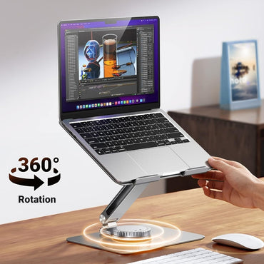 Ugreen, Rotating Base, Multi-Angle Adjustable, Lifting Laptop Stand. Dual Axis Design, Height And Angle Adjustable Ugreen Lp592 - 90849