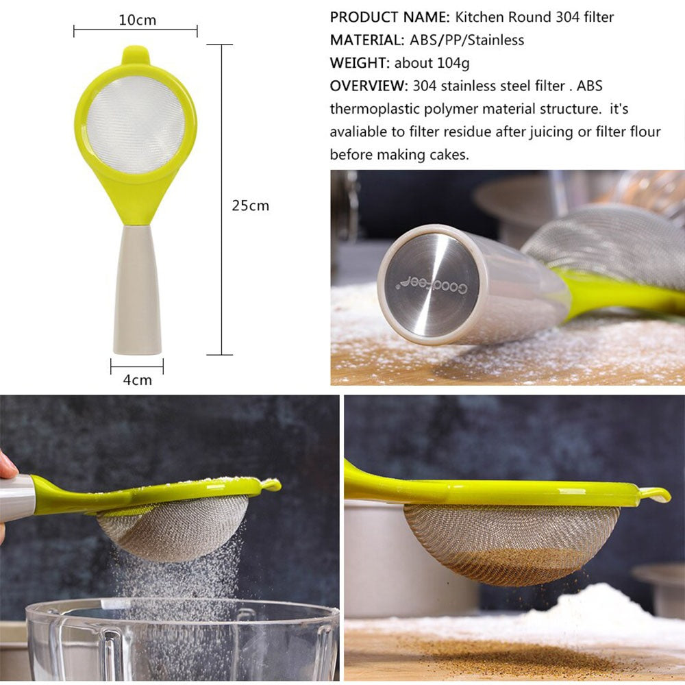 Cool Gift, GoodFeer, Kitchen Tools, Fine Mesh Flour Sifter