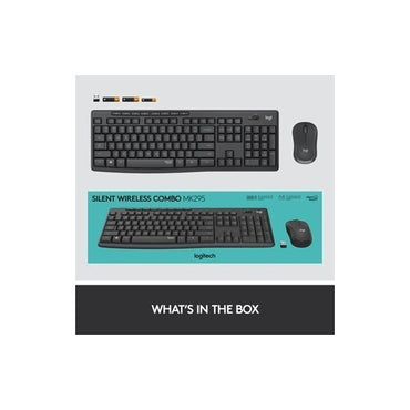 Logitech, Wireless Combo Mk235 Spill-Resistant Tilt Legs En/Ar