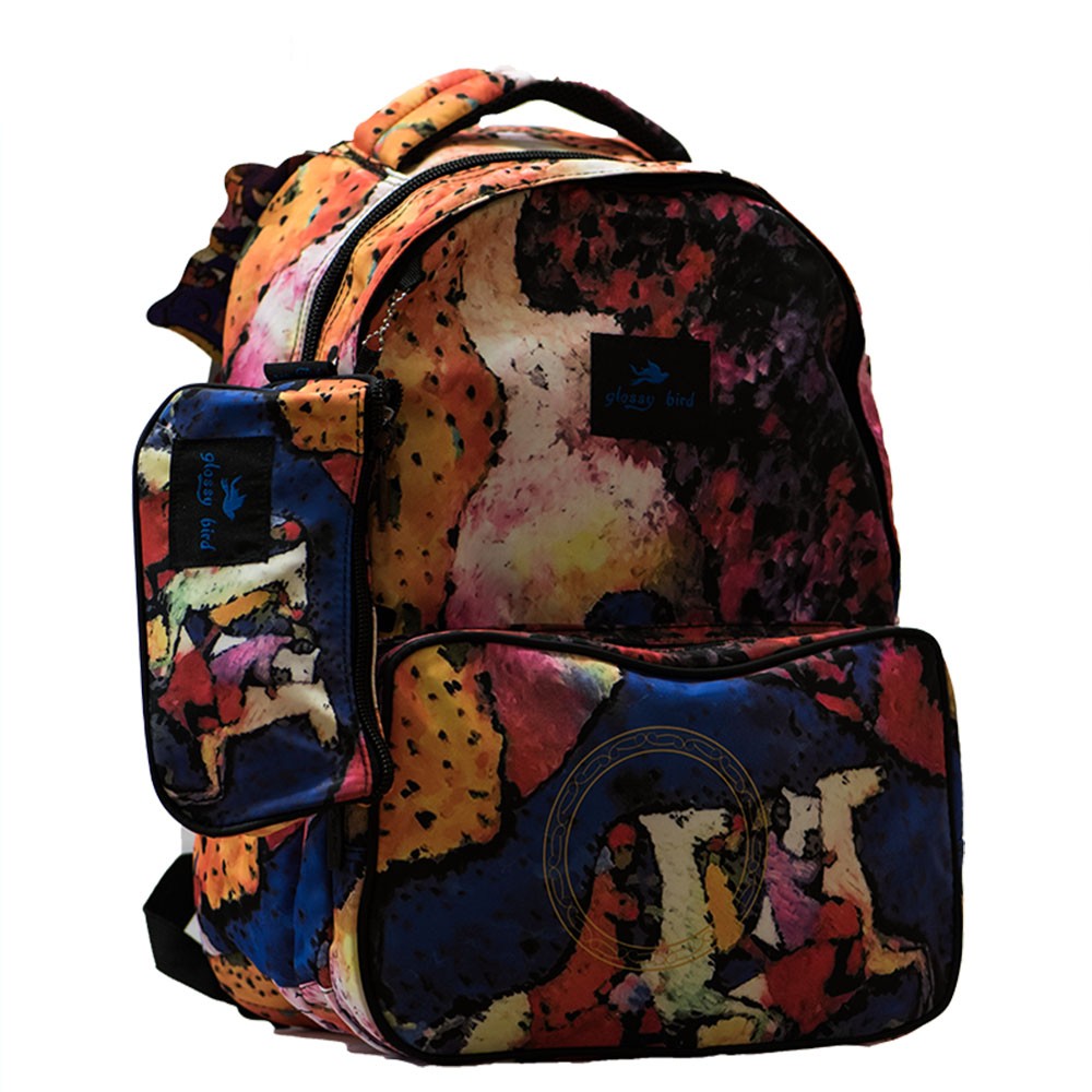 Glossy Bird, School bag Set Of 2 Pcs, Available in Different Models