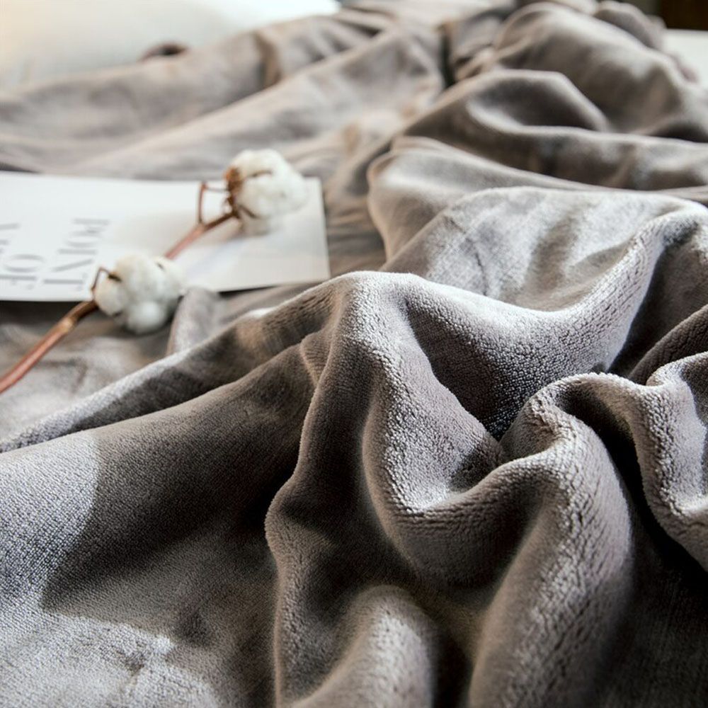 Cool Gift, 200x230 cm, Double Sherpa Throw Blanket, Available in Different Colors