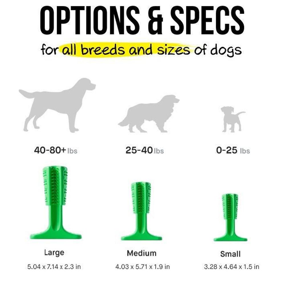 Cool Gift, Dog Toothbrush, Available in 2 Sizes