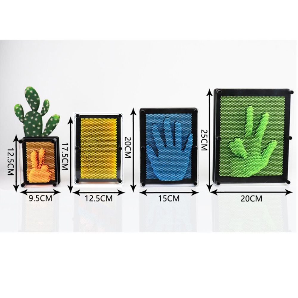 Cool Gift, 3D Art Sculpture Plastic Pin Hand Mold, Pink, Available in Different Sizes