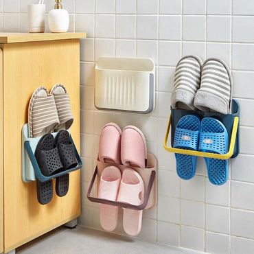 Cool Gift, Creative Wall-mounted Shoe Holder Storage Rack, Available in Different Colors