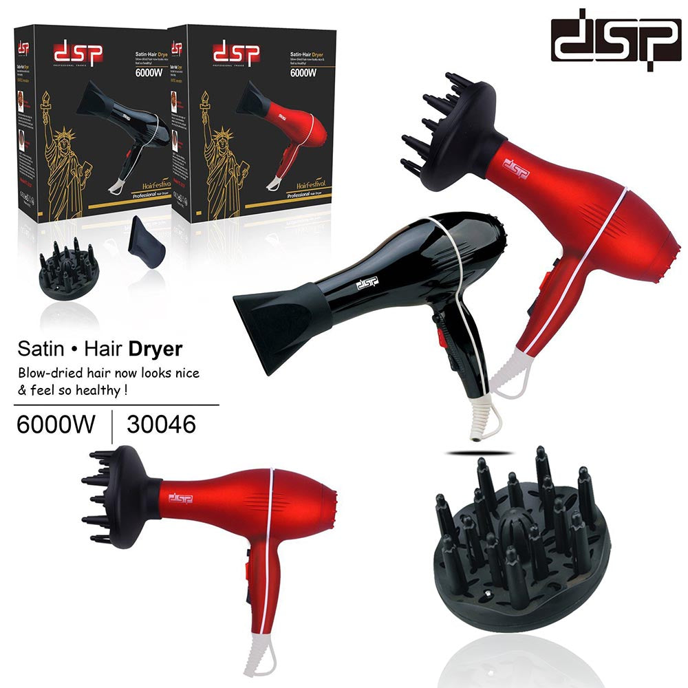 DSP 30046, Professional Hair Dryer 6000 W, Available In Differents Colors