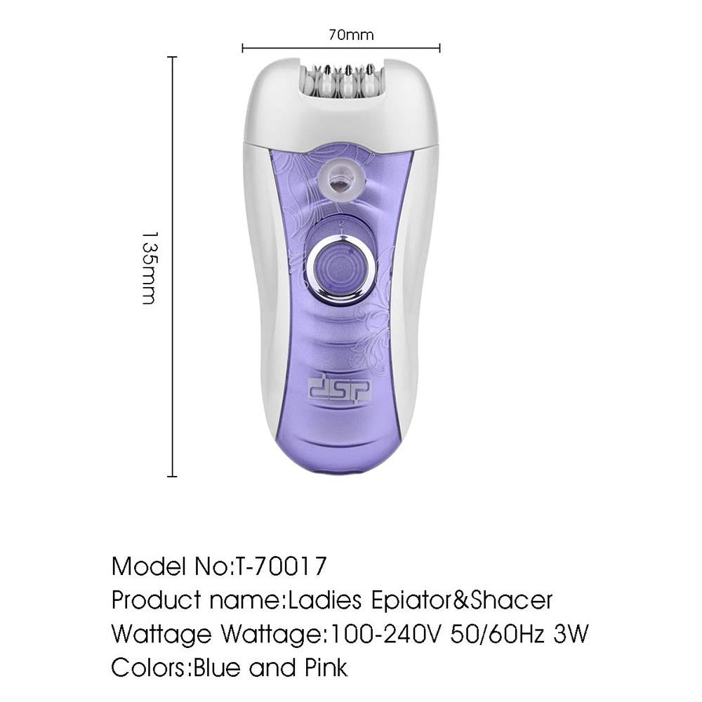 DSP, Professional Lady's Epilator Suit 3 in 2, Available In Different Colors