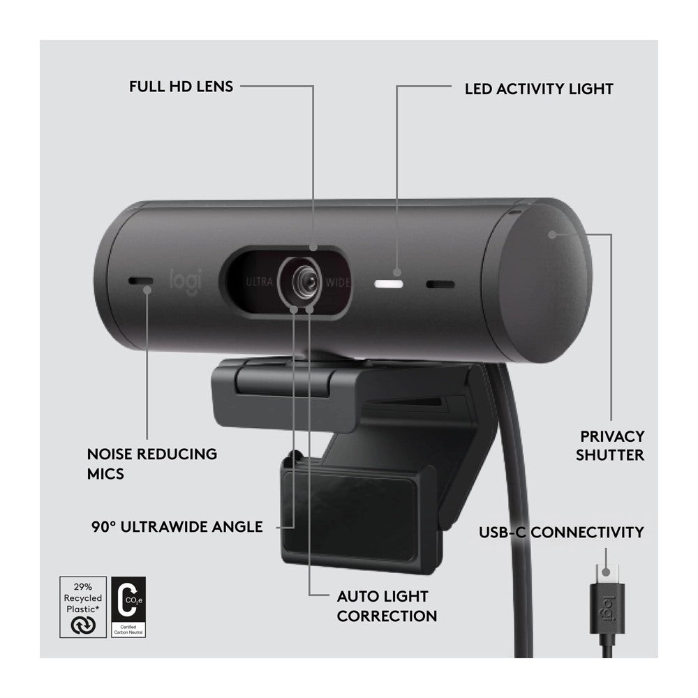 Logitech, Webcam Brio 501