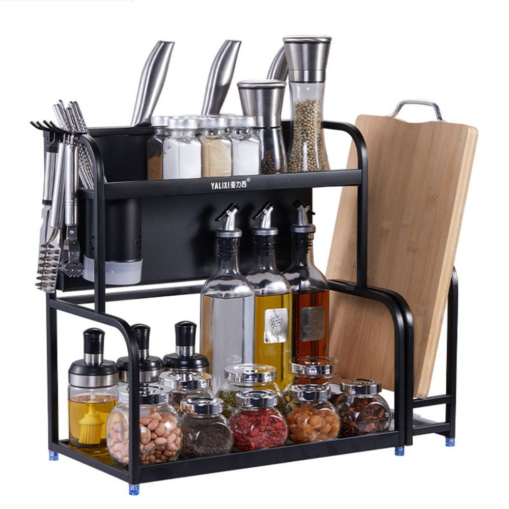 Cool Gift, Spice Rack Kitchen Shelves Countertop Storage Rack, Available in Different Sizes