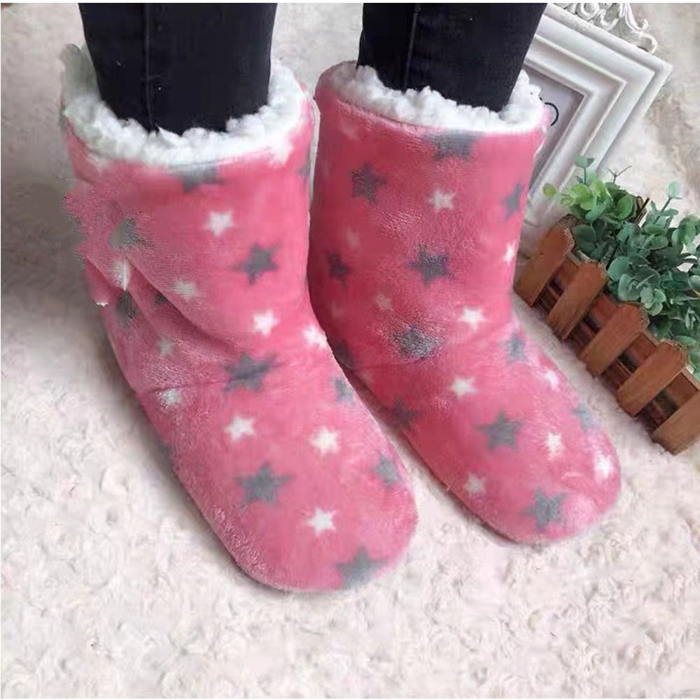Cool Gift, Women's Slipper Socks Winter Warm Fleece, Available in Different Colors