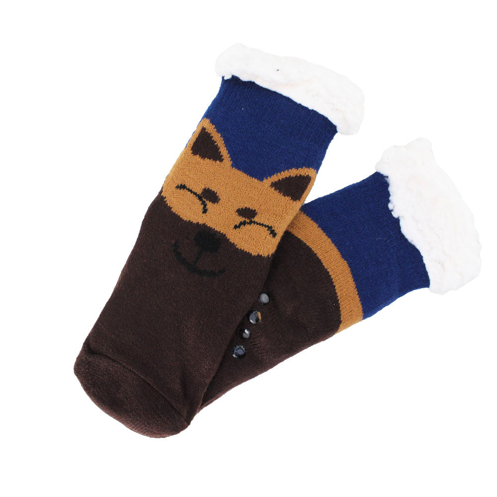 Cool Gift, Kids Slipper Socks Winter Warm Fleece, Available in Different Sizes