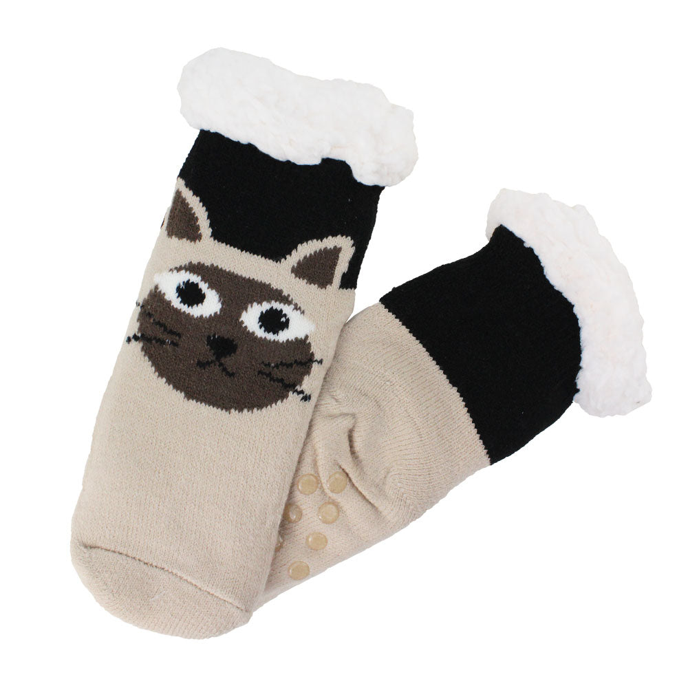 Cool Gift, Kids Slipper Socks Winter Warm Fleece, Available in Different Sizes