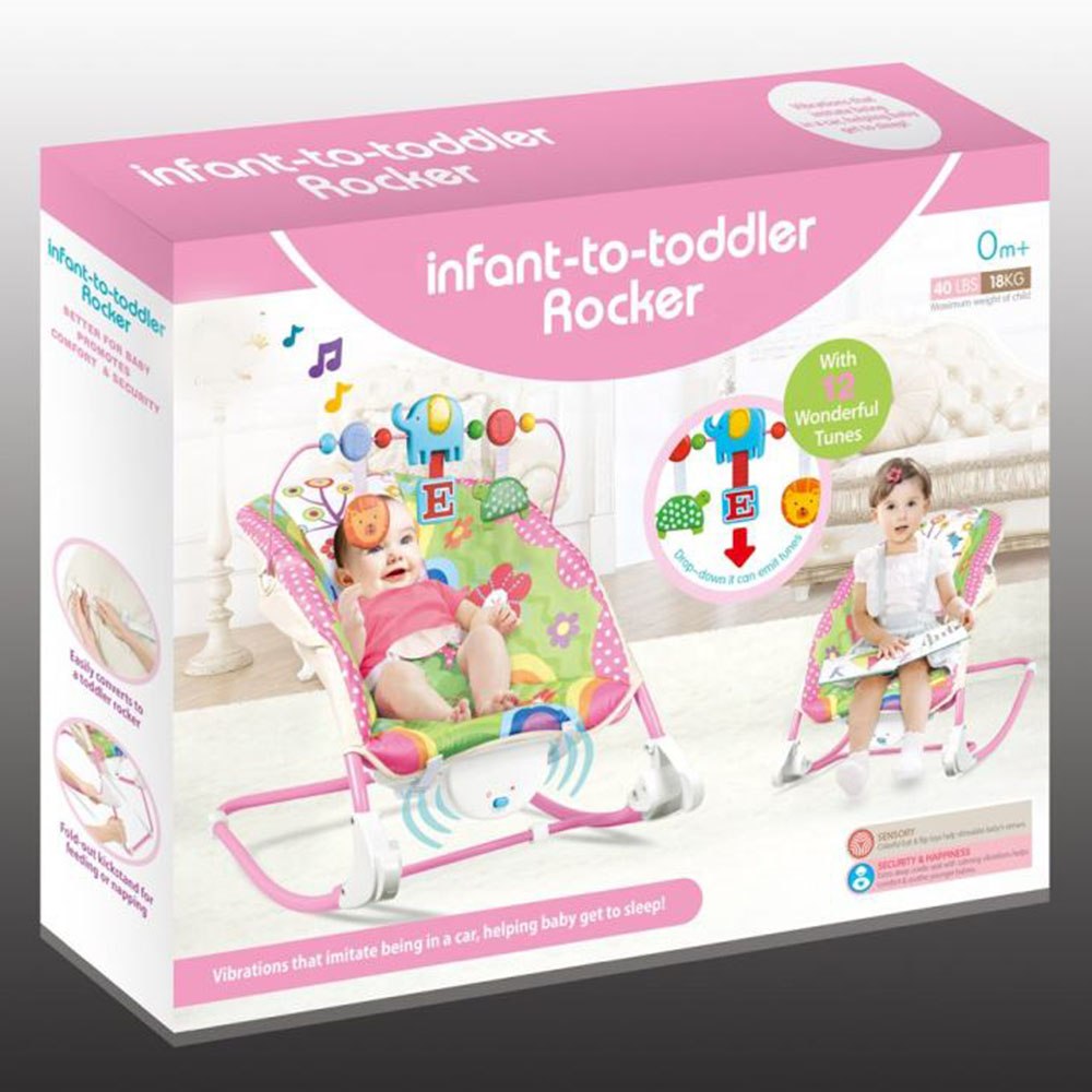 Cool Gift, Deluxe Infant To Toddler Comfort Rocker, Available in Different Colors