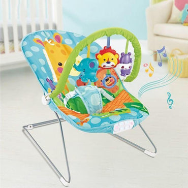 Cool Gift, Jolly Giraffe Baby Bouncer Rocker Chair With Soothing Music