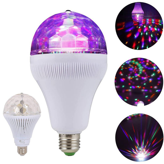 Cool Gift, Rotating Multicolor Led Light Bulb