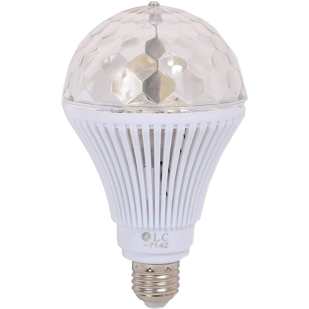 Cool Gift, Rotating Multicolor Led Light Bulb