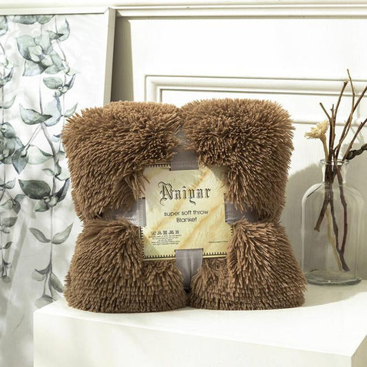 Cool Gift, Double sided Faux Fur Sherpa Fleece Blanket 200x230 cm, Available in Different Colors