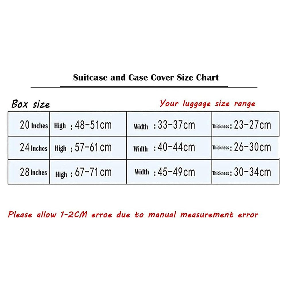 Cool Gift, PVC Protector Luggage Cover Bag, Available in Different Sizes