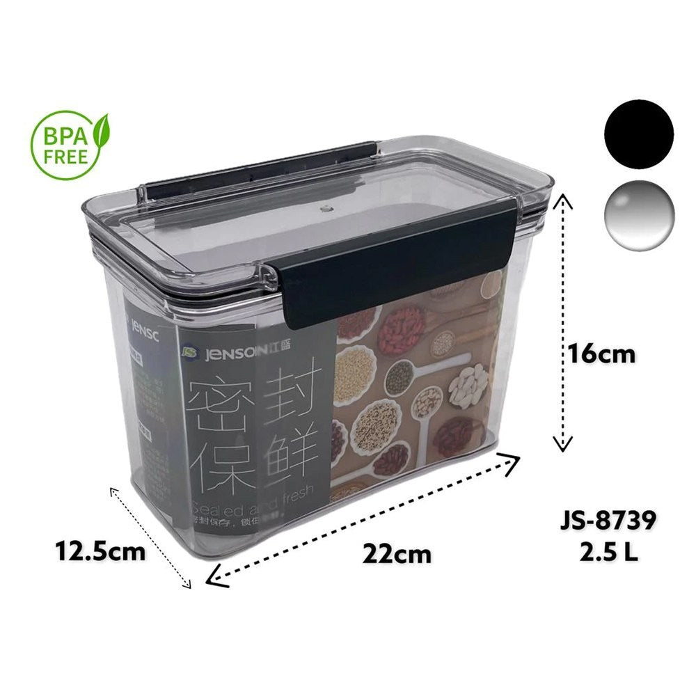 Cool Gift, Acrylic Airtight Rectangular Food Storage Box, Available in Different Sizes