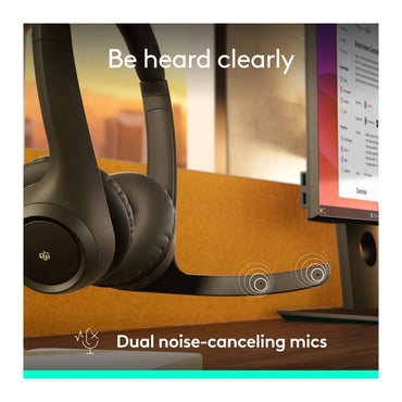 Logitech, Zone 305 Noise-Canceling Mic Wireless Bluetooth Headset Black