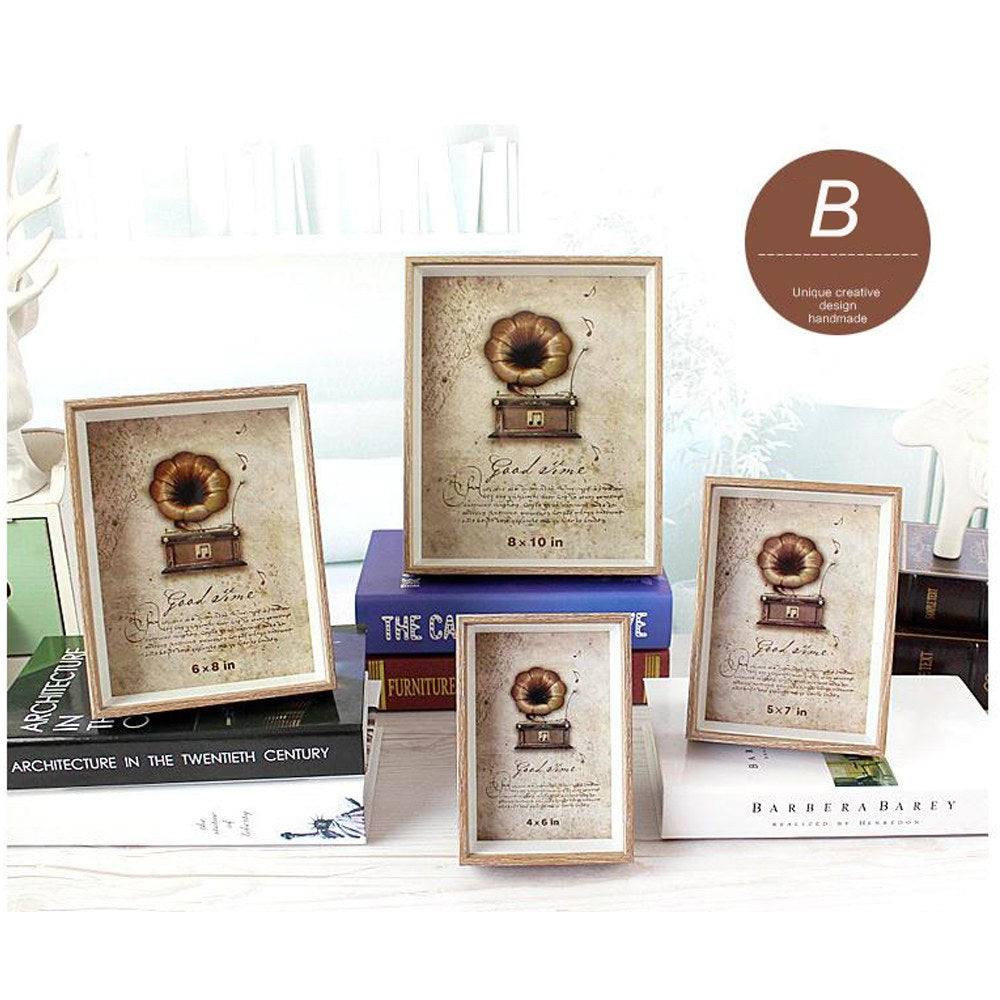 Cool Gift, Wood Photo Frame, Available in Different Colors & Sizes