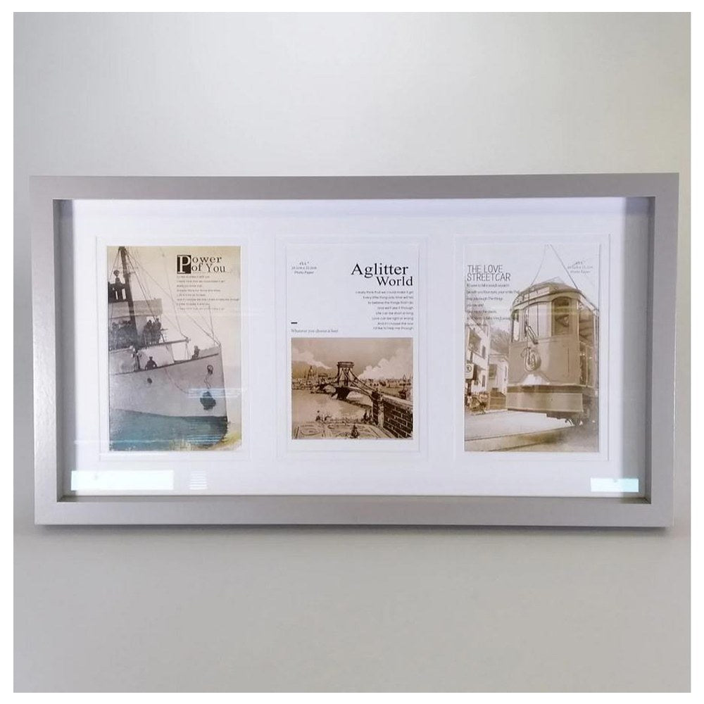 Cool Gift, Wood Photo Frame 3 x 10x15 cm, Available in Different Colors