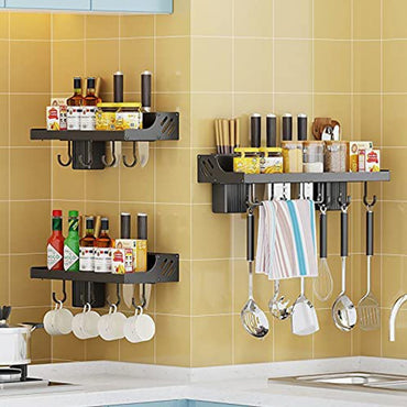 Cool Gift, kitchen wall-mounted storage pot rack, Available in Different Colors & Sizes