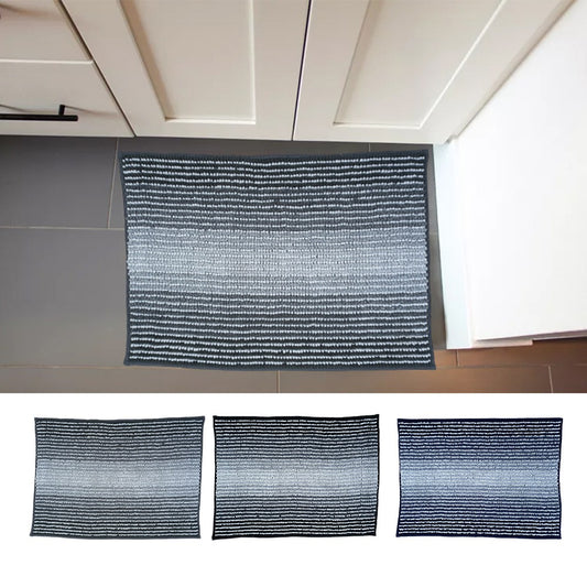 Cool Gift, Chunky Bobble Bath Mat In Merlin Stripe 55X75Cm, Available in Different Colors