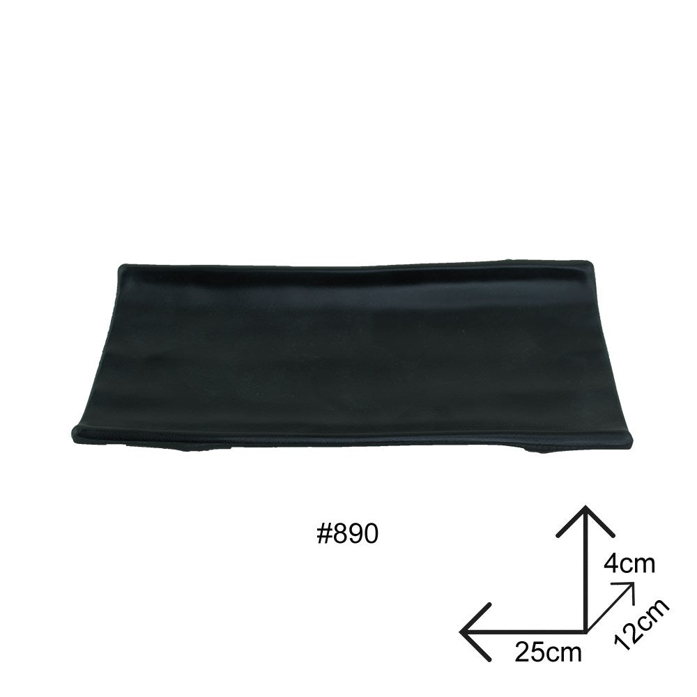 Cool Gift, Plates Black Melamine Dinnerware